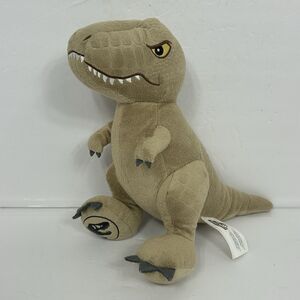 Jurassic World Dominion Universal Studios T-Rex Plush Dino 9” Toy Tan